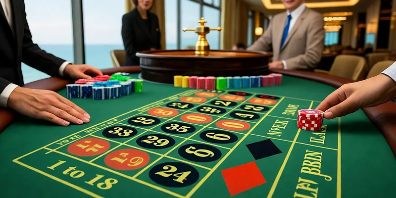 Bàn Roulette Sôi Động Tại Casino Hạ Long