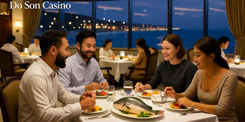 Thưởng thức hải sản tại nhà hàng Casino Đồ Sơn