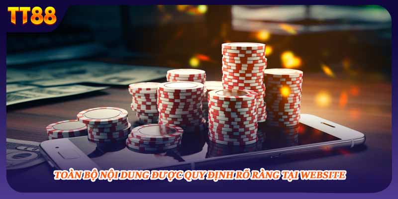 Toàn bộ nội dung được quy định rõ ràng tại website